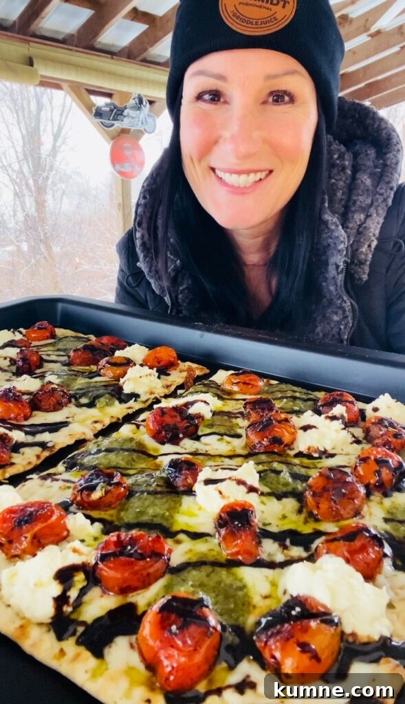 Blackstone Caprese Lavash Flatbreads
