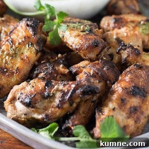 Homemade Indian Chicken Tikka Wings Recipe