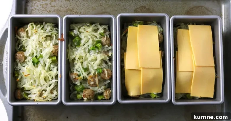 Add cheese to the casserole during the last 10 minutes of baking.