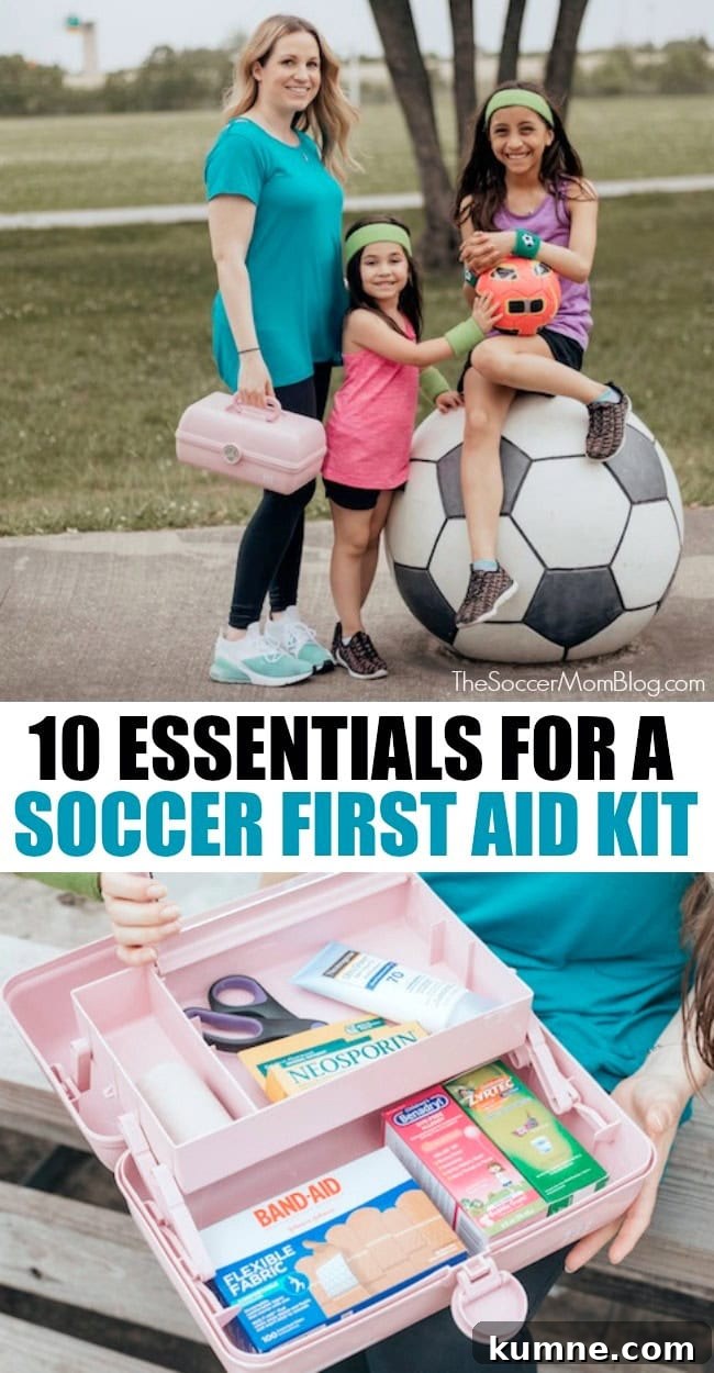 10 Must-Have Items for a Soccer First Aid Kit 2 What to pack in a soccer first aid kit.