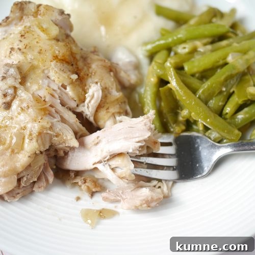 Super easy crockpot chicken