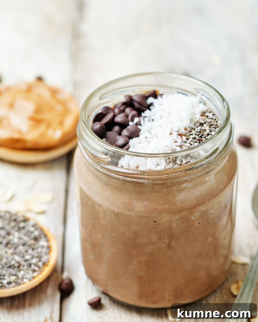 High Protein Overnight Oats Recipes including chocolate and chia seeds