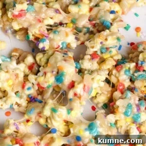 funfetti cake batter popcorn