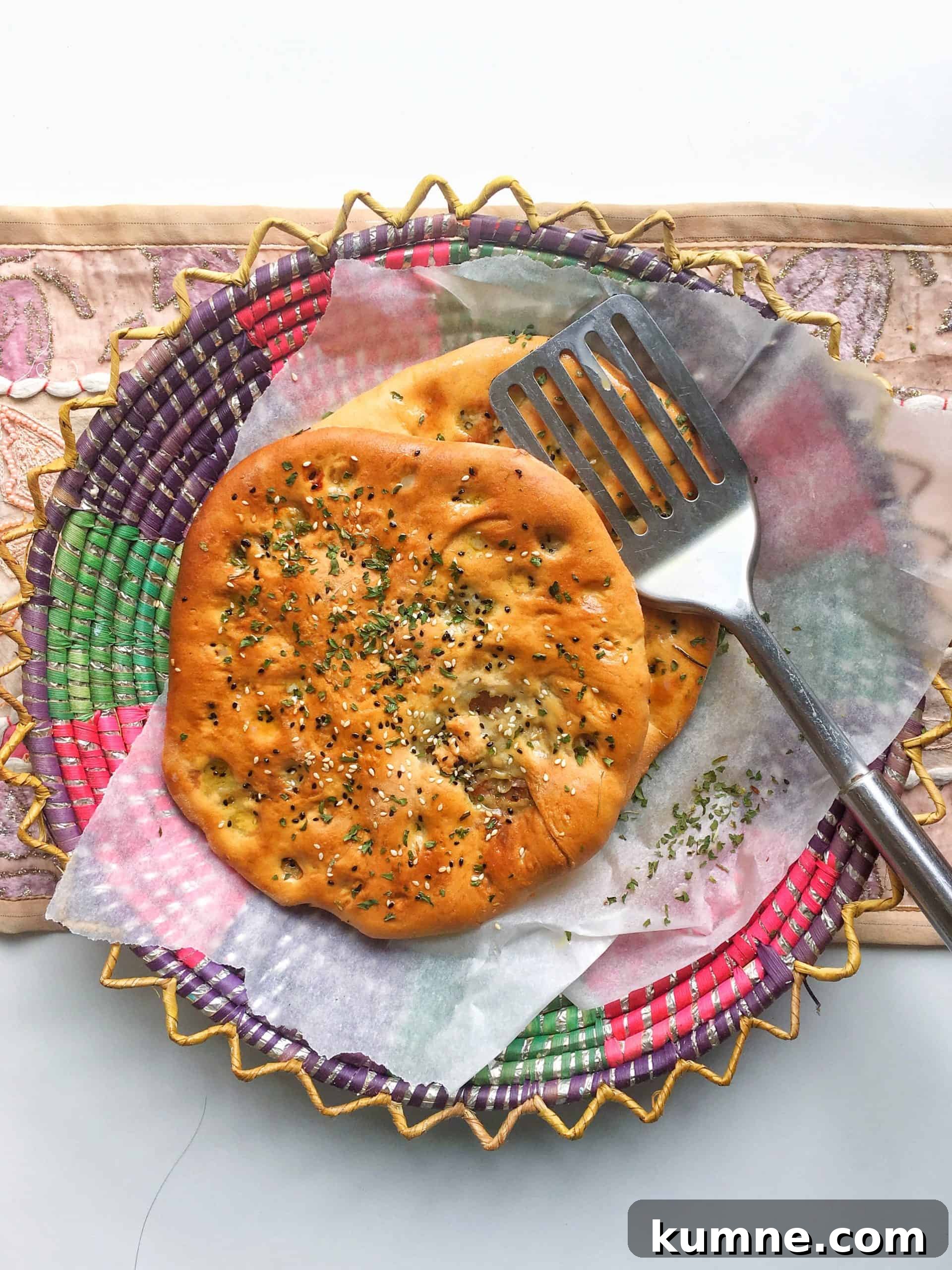 Easy Keema Naan Recipe - In The Oven + Tawa