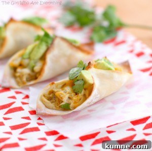 Chicken Verde Wonton Tacos