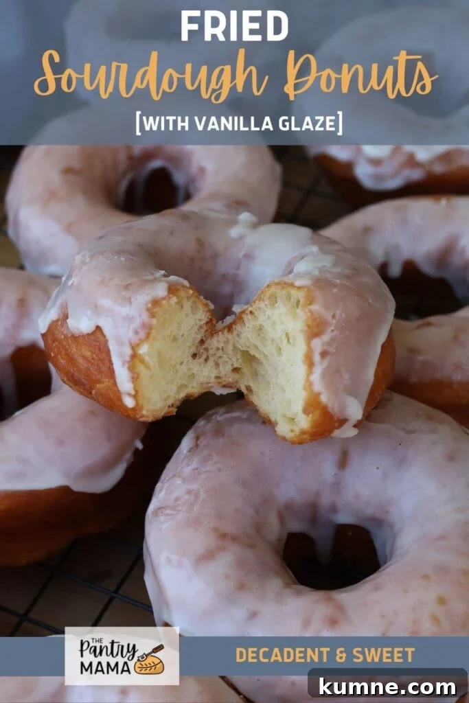 FRIED SOURDOUGH DONUTS - PINTEREST IMAGE