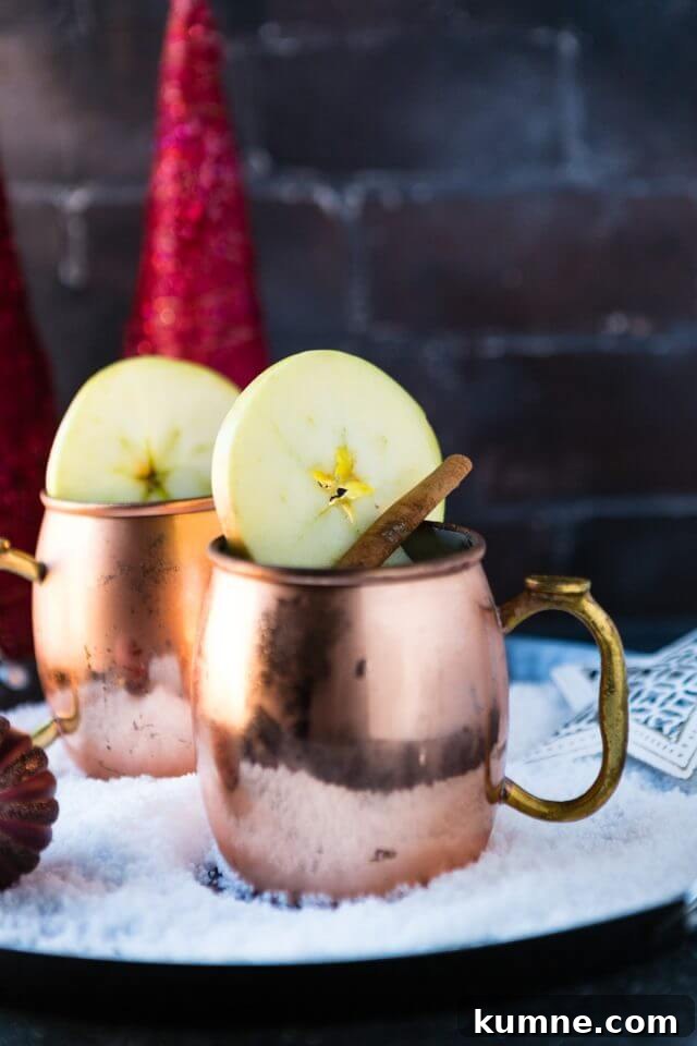 Apple Cider Moscow Mule Recipe: Spiced Fall Cocktail Guide 4 Apple Cider Moscow Mule