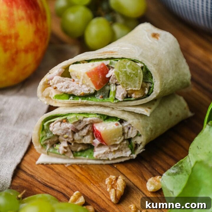 Chicken salad wrap