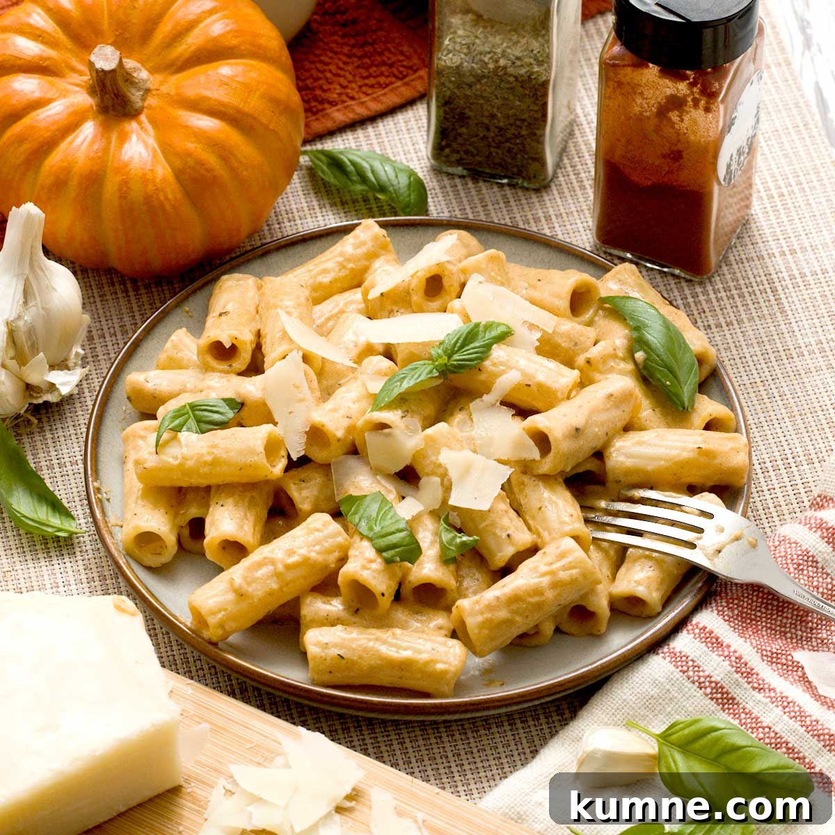 Olive Garden Creamy Italian Dressing Copycat Recipe — Quick Guide 9 A plate of protein pumpkin pasta sauce with cottage cheese. on rotini pasta with parmesan cheese on top.