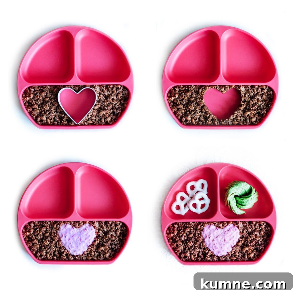 Chocolate granola and yogurt food art
