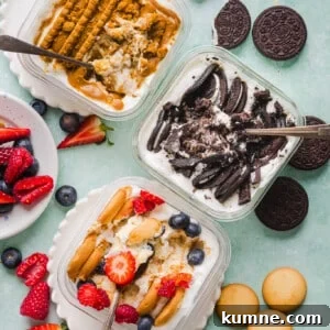 Viral 2 ingredient cheesecakes in glass containers.