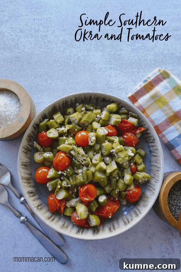 Southern-Style Okra and Tomatoes Recipe with Garlic and Herbs 3 Simple Okra and Tomatoes Recipe