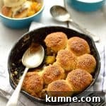 Mini Peach cobbler for two - Domestic Gothess