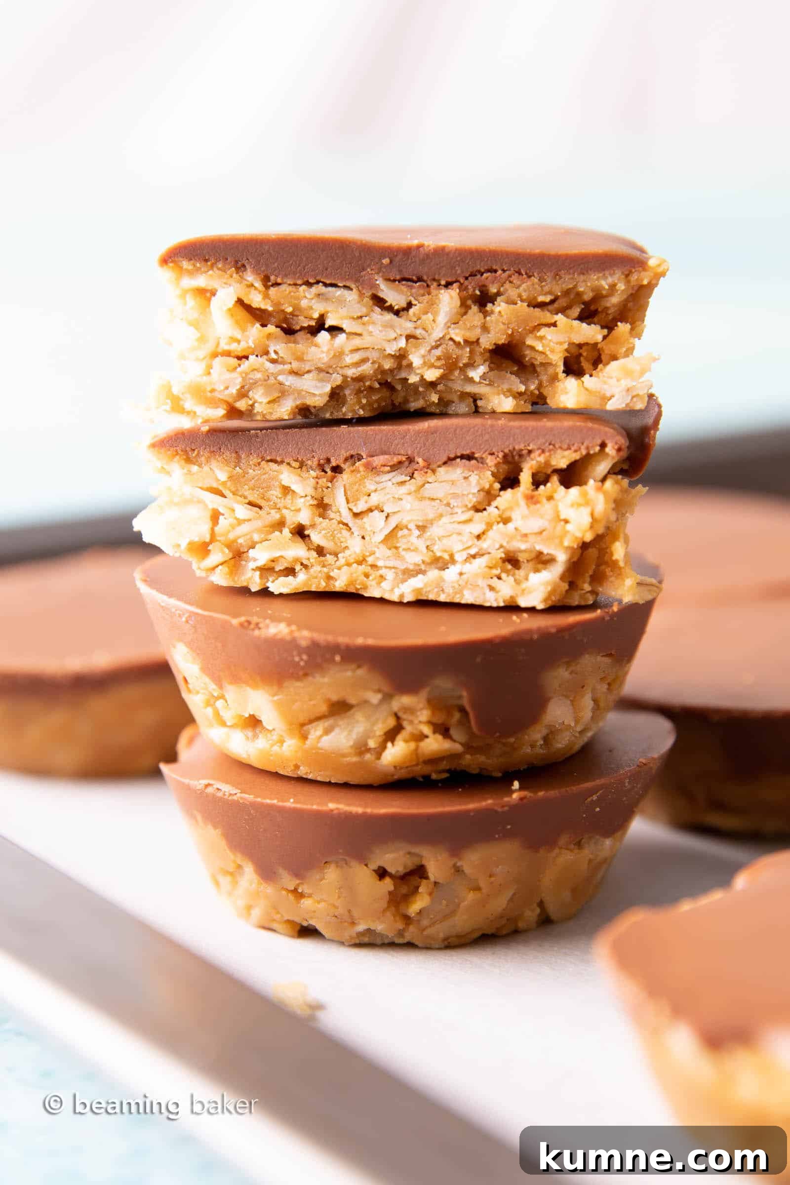 4-Ingredient No-Bake Chocolate Peanut Butter Oatmeal Cups 2 No-Bake Chocolate Peanut Butter Oatmeal Cups