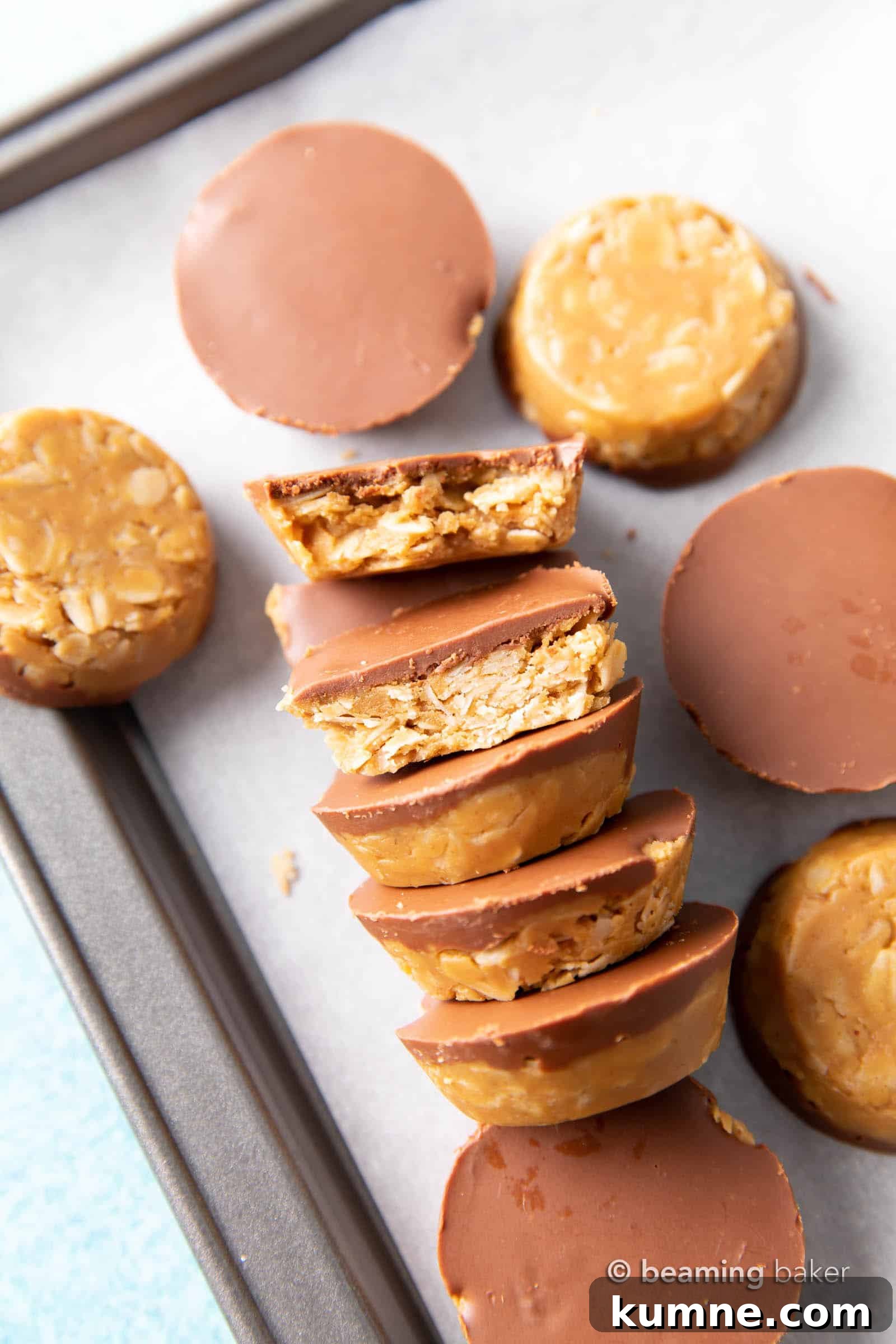 4-Ingredient No-Bake Chocolate Peanut Butter Oatmeal Cups 3 No-Bake Chocolate Peanut Butter Oatmeal Cups