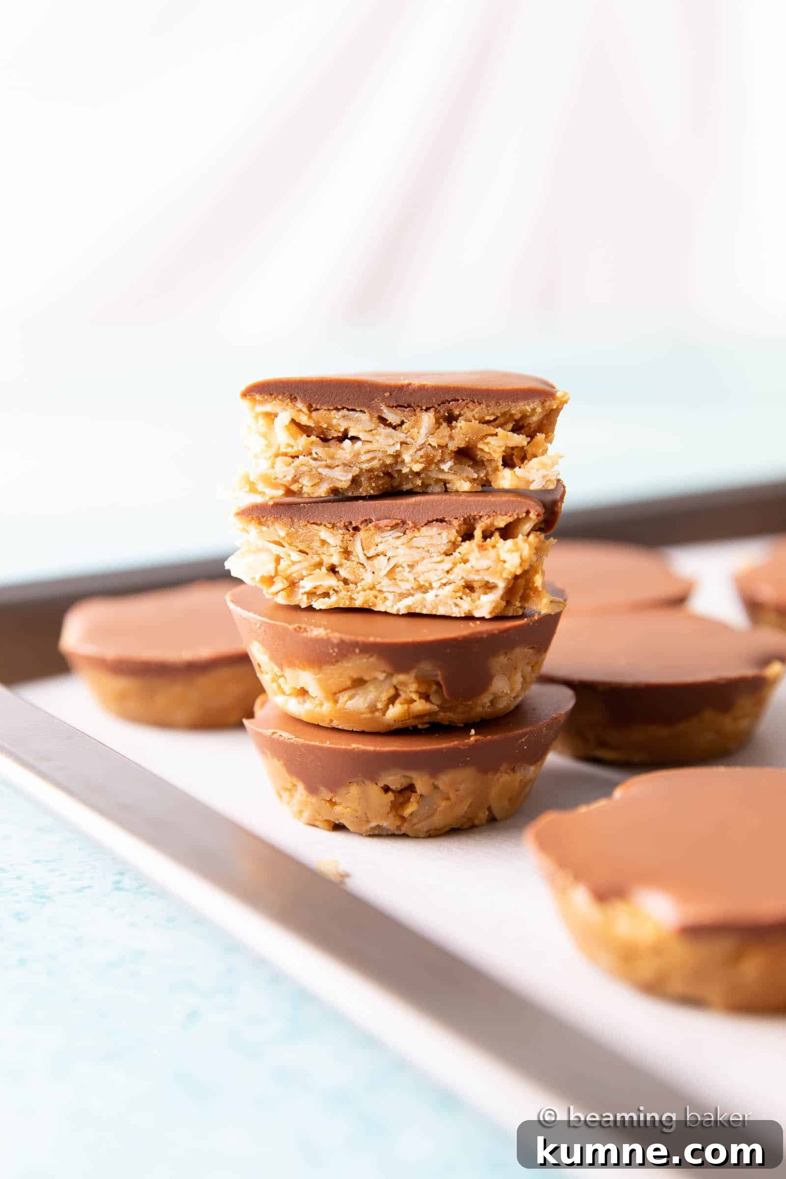 4-Ingredient No-Bake Chocolate Peanut Butter Oatmeal Cups 4 No-Bake Chocolate Peanut Butter Oatmeal Cups