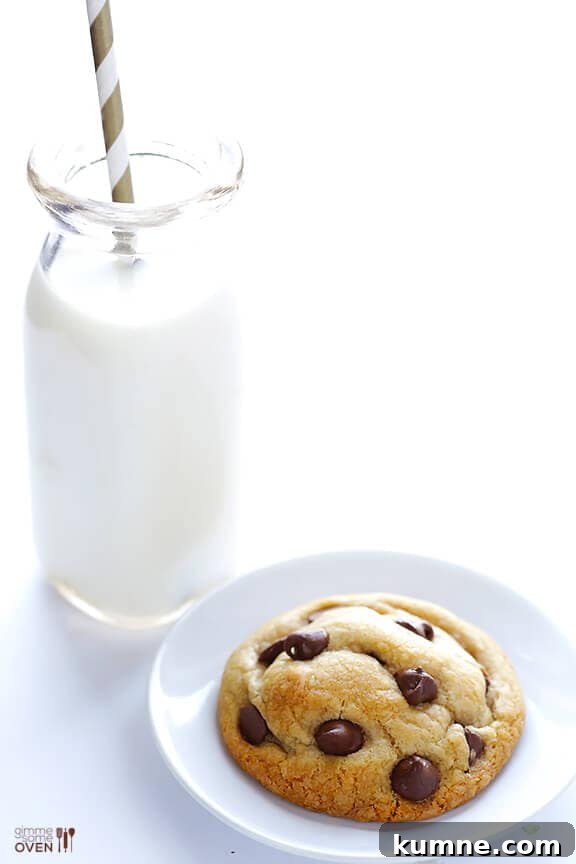 Coconut Oil Chocolate Chip Cookies -- soft, chewy, easy to make, and SO delicious | gimmesomeoven.com #dessert #cookies