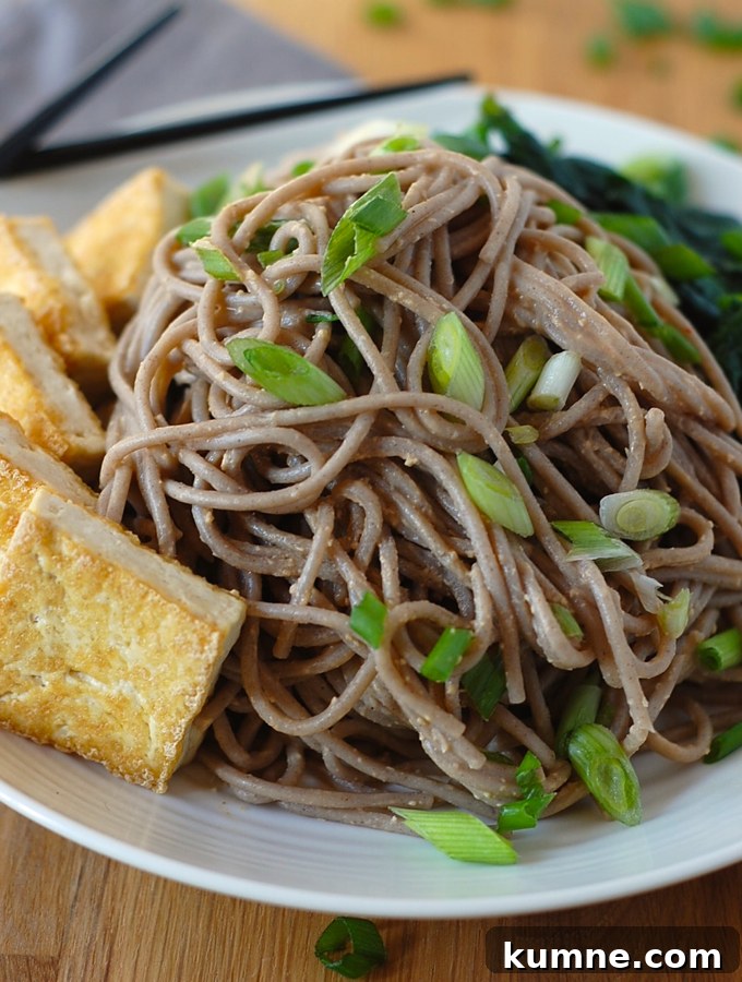 Spicy Sesame Tofu Soba Noodles — Vegan & Gluten-Free 6 Soba Noodles