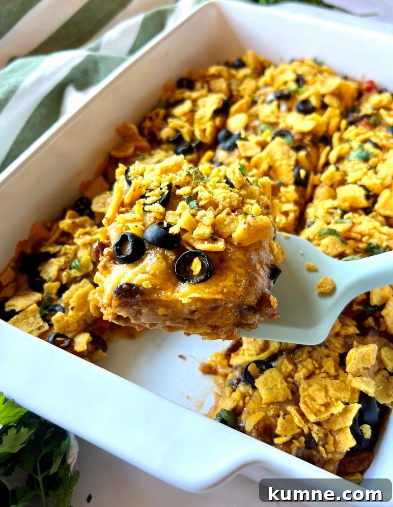 5-Day Weeknight Dinner Plan for Balanced Meals 5 Enchilada Casserole with Toasted Corn Chips