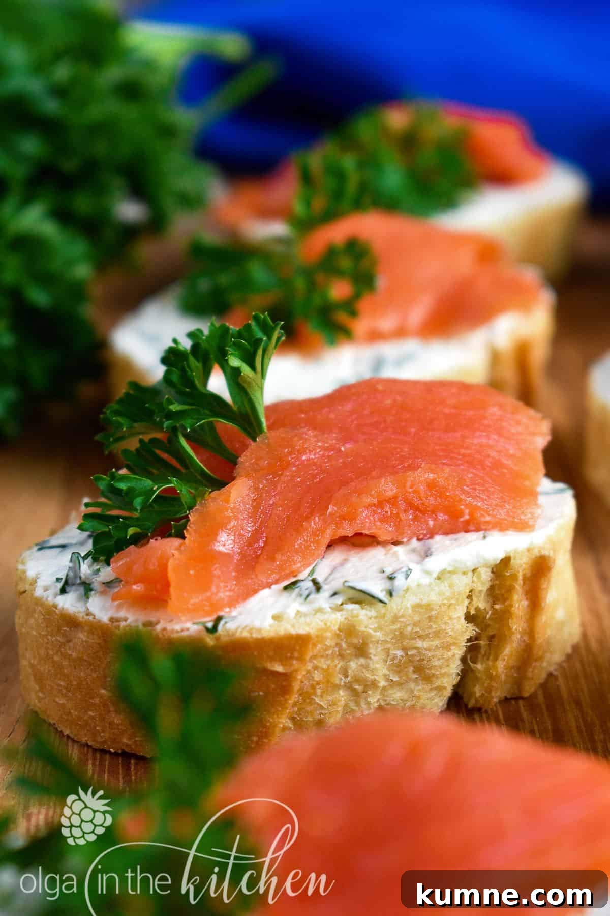 These easy Smoked Salmon Cream Cheese Tea Sandwiches are quick, elegant and an easy addition to a light lunch or an afternoon tea.