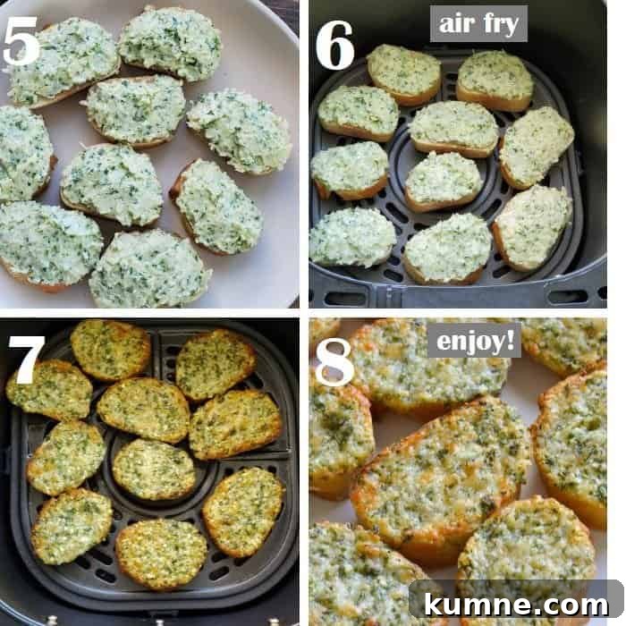 Crispy Garlic Bread in the Air Fryer: Quick and Flavorful 6 garlic bread in air fryer