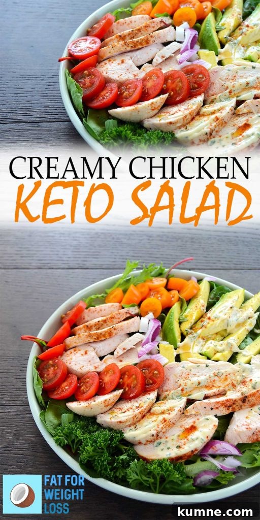 Creamy Chicken Avocado Salad