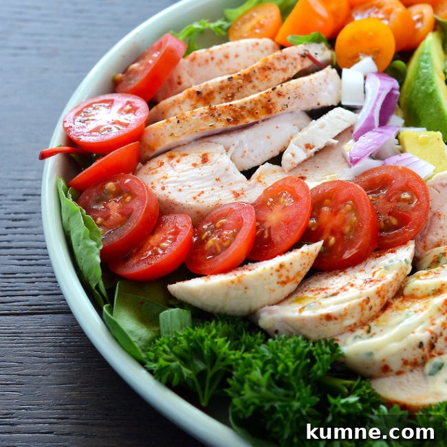 Creamy Chicken Avocado Salad