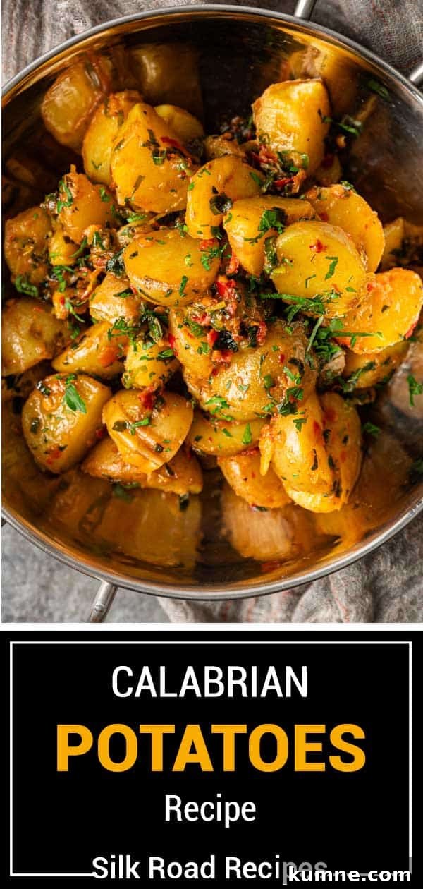 Spicy Calabrian Roasted Potatoes Recipe 11 titled image (and shown): calabrian potatoes recipe