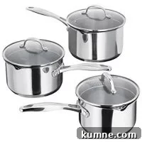 Stellar Saucepan Set, Silver, 3-Piece