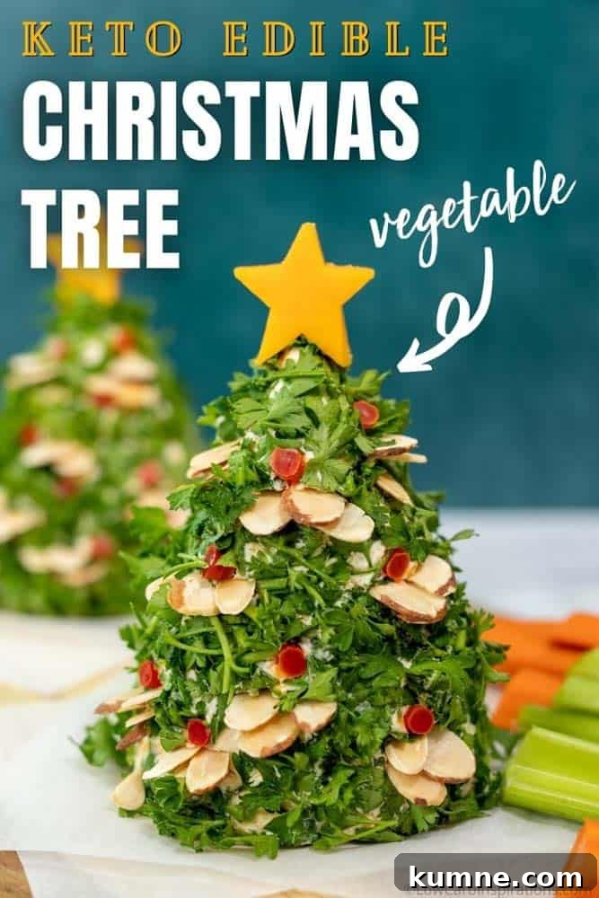 Keto-Friendly Veggie Christmas Tree Appetizer for Holidays 2 Keto Vegetable Christmas Tree