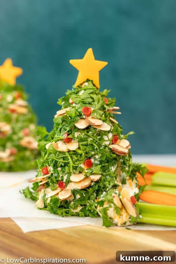 Keto-Friendly Veggie Christmas Tree Appetizer for Holidays 13 img 304607 12