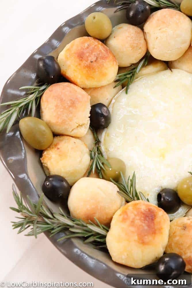 Keto-Friendly Veggie Christmas Tree Appetizer for Holidays 22 Keto Holiday Baked Brie Appetizer