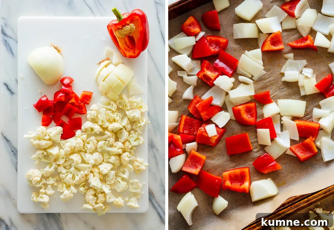 Roasted Vegetable Baked Ziti Recipe: Cheesy, Oven-Baked Pasta 3 vegetable preparation