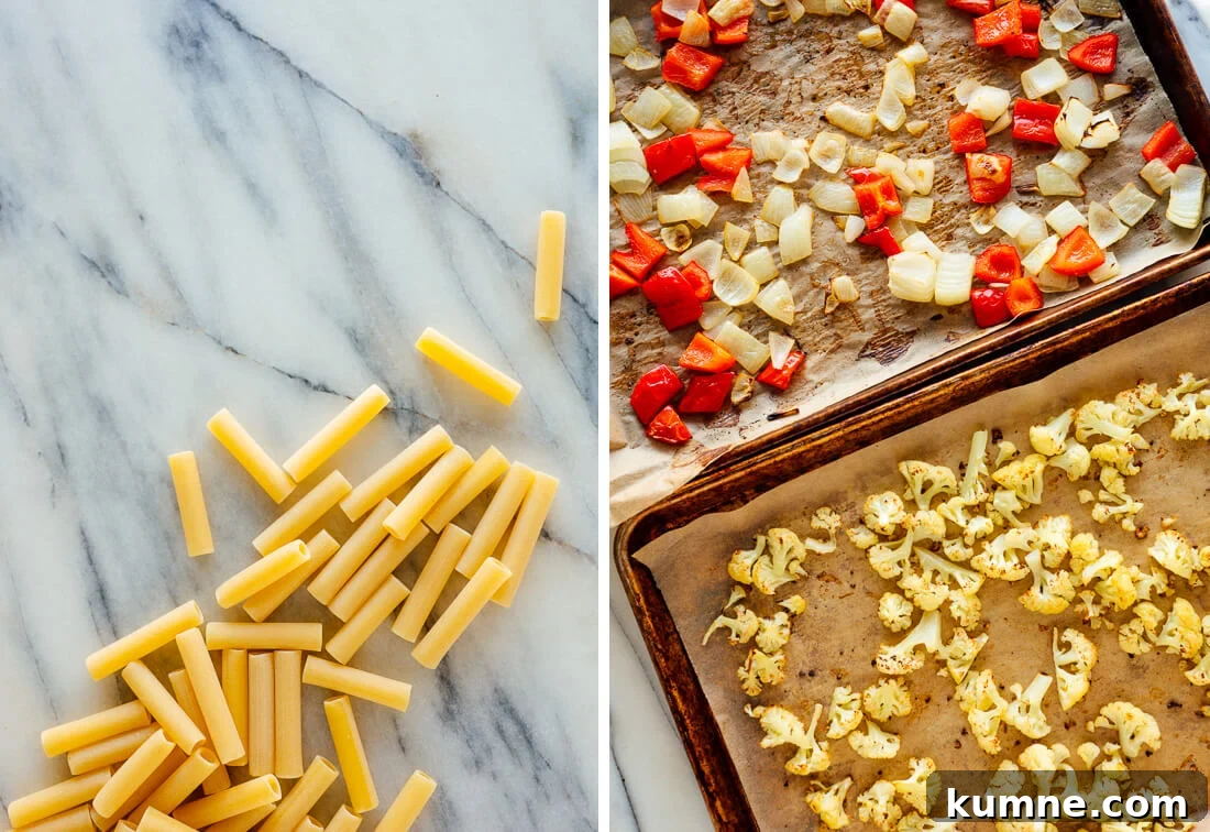 Roasted Vegetable Baked Ziti Recipe: Cheesy, Oven-Baked Pasta 4 ziti and roasted vegetables