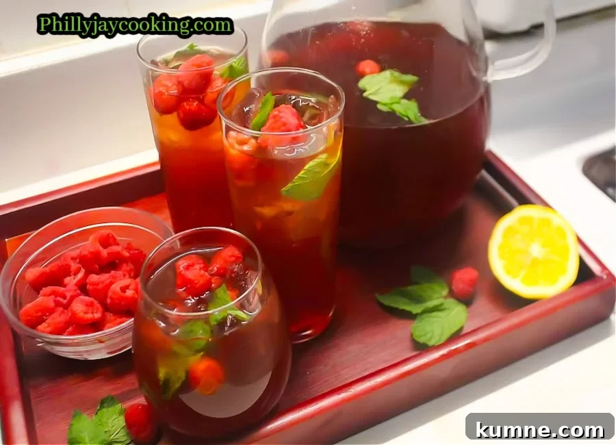Refreshing Raspberry Iced Tea Recipe for Summer Enjoyment 2 Raspberry Lemon Iced Tea Recipe