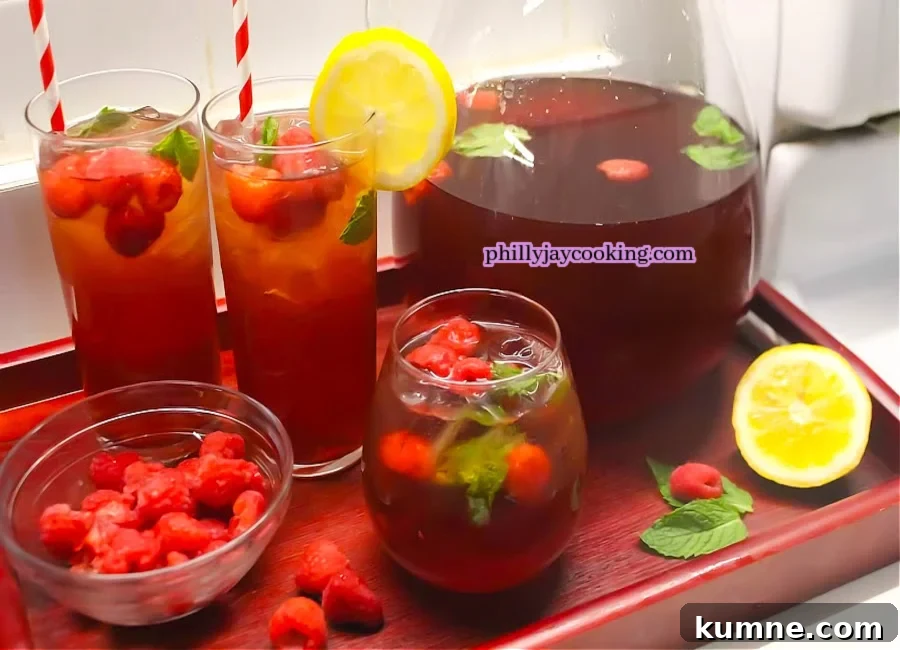 Refreshing Raspberry Iced Tea Recipe for Summer Enjoyment 6 Raspberry Iced Tea Recipe