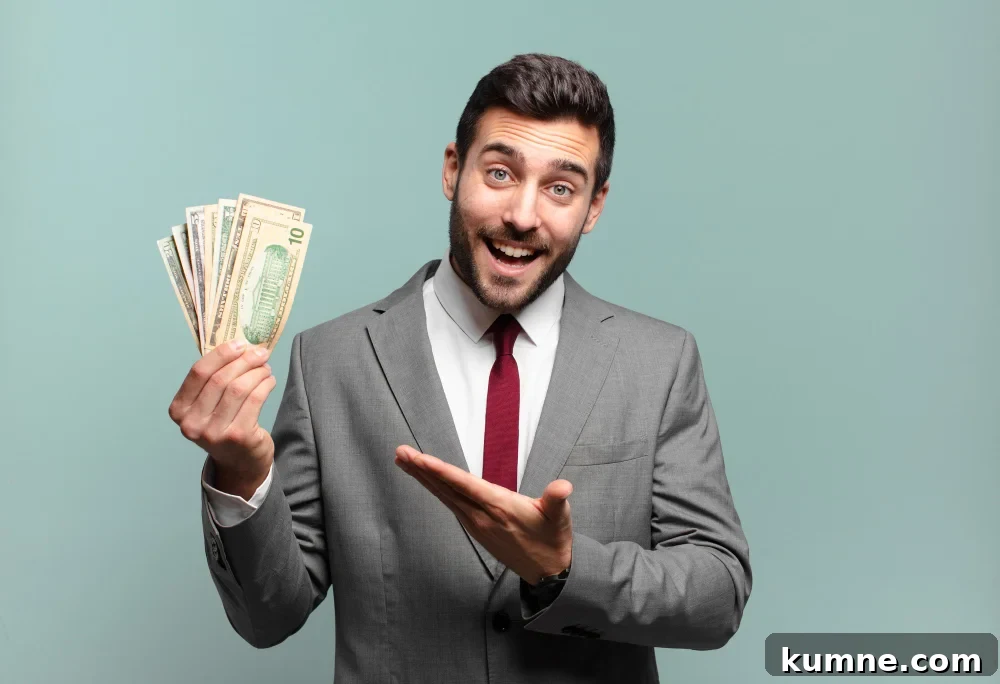 How to Become a Restaurant Manager in India: Step-by-Step Guide 4 young-handsome-businessman-smiling-cheerfully-feeling-happy-showing-concept-copy-space-with palm-hand-bills-money