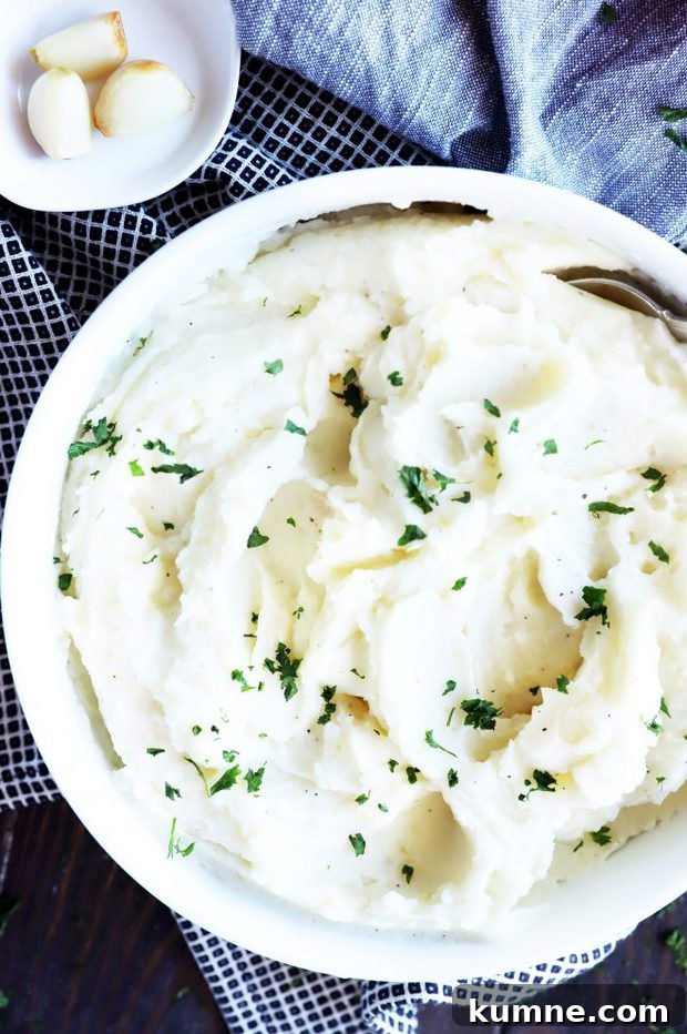 Roasted Garlic Parmesan Mashed Potatoes in the Instant Pot 2 Instant Pot Mashed Potatoes with Roasted Garlic and Parmesan