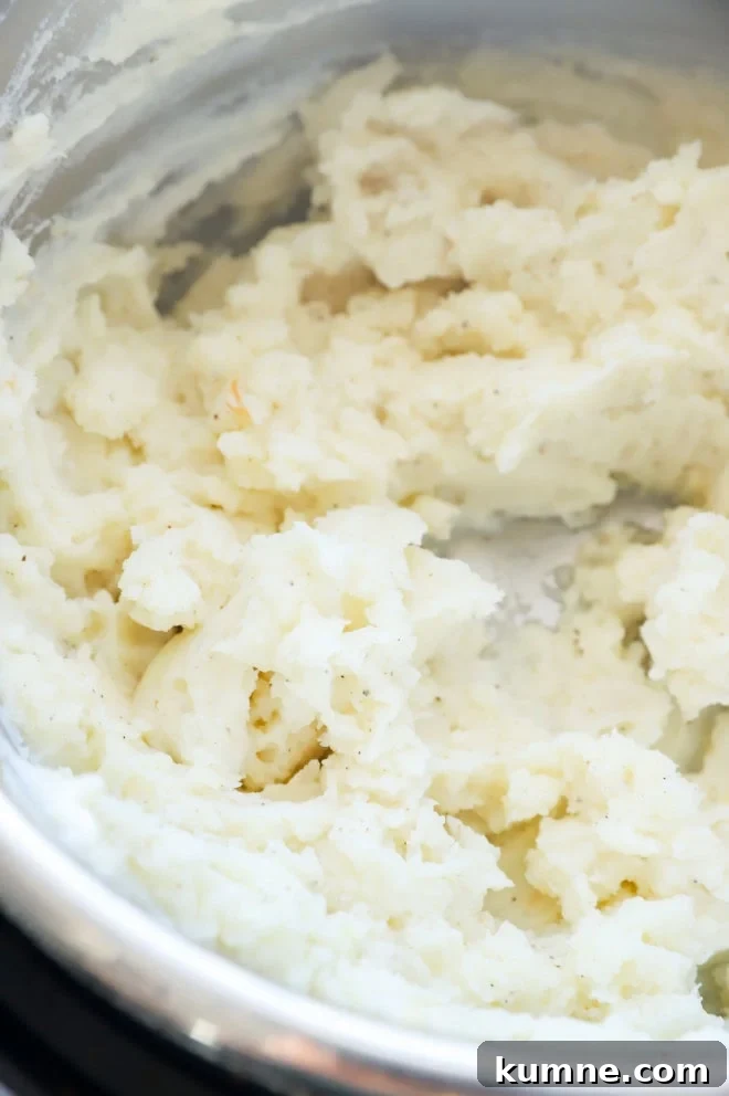 Roasted Garlic Parmesan Mashed Potatoes in the Instant Pot 9 easy potato side dish in instant pot