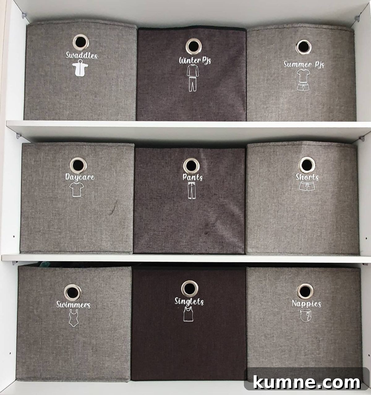 Clothing Storage with Personalized Labels