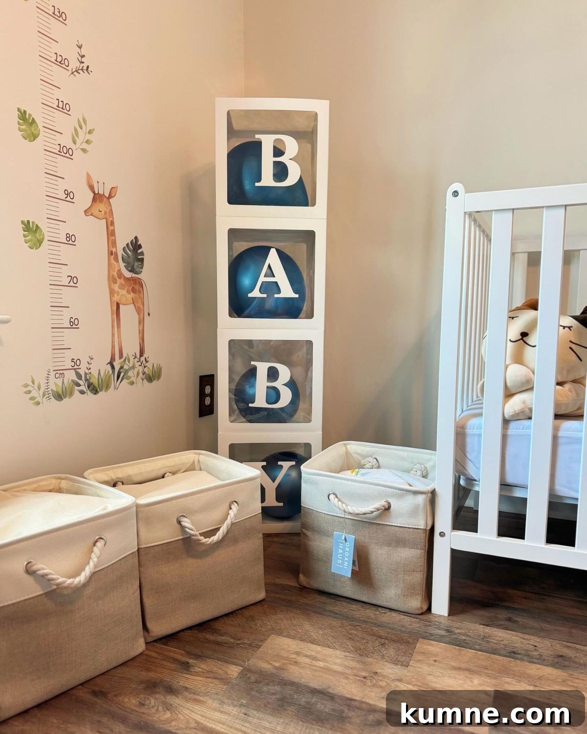 Fabric Storage Cubes for Baby Essentials