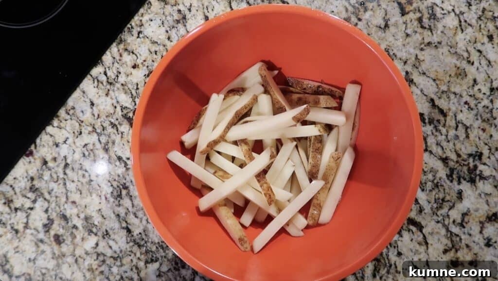 Dried potato sticks