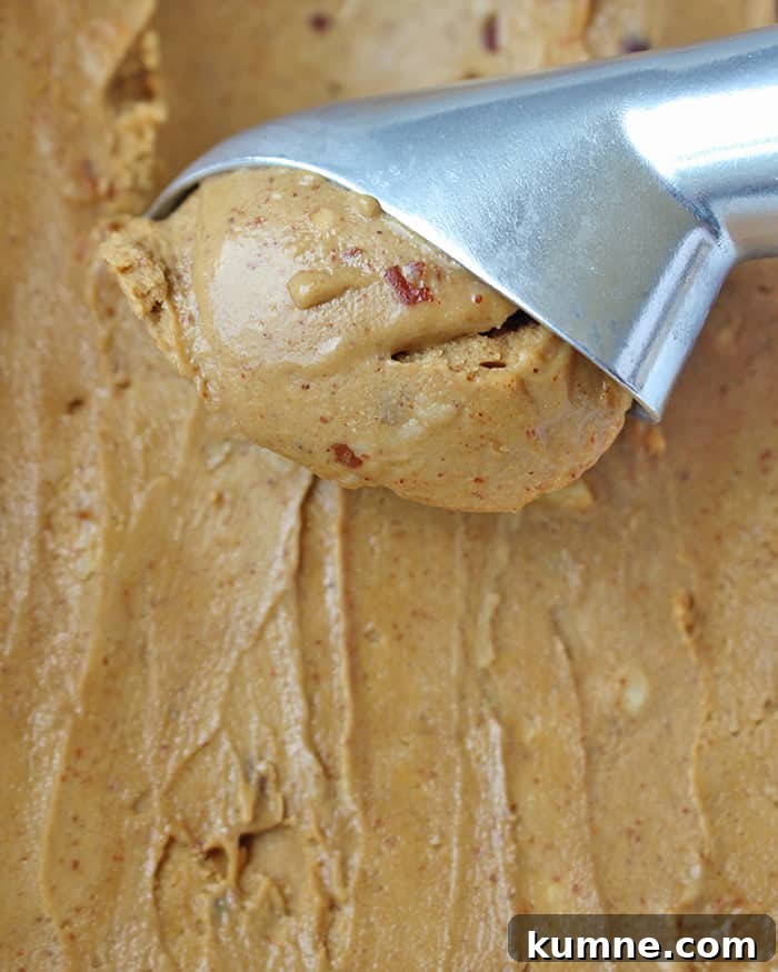 Creamy Almond Butter Ice Cream Recipe for Homemade Dessert 3 Paleo Almond Butter Molasses Ice Cream