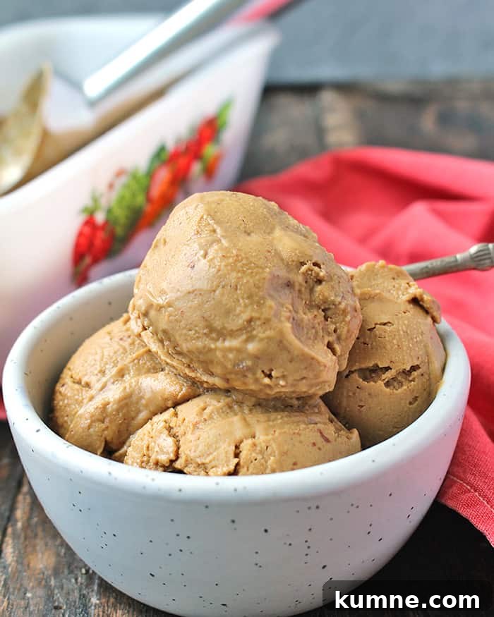 Creamy Almond Butter Ice Cream Recipe for Homemade Dessert 5 Paleo Almond Butter Molasses Ice Cream