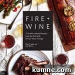 Fire + Wine Cookbook Cover