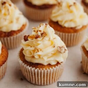 Maple Cupcakes Recipe with Brown Butter Frosting 15 Several maple cupcakes with frosting on top