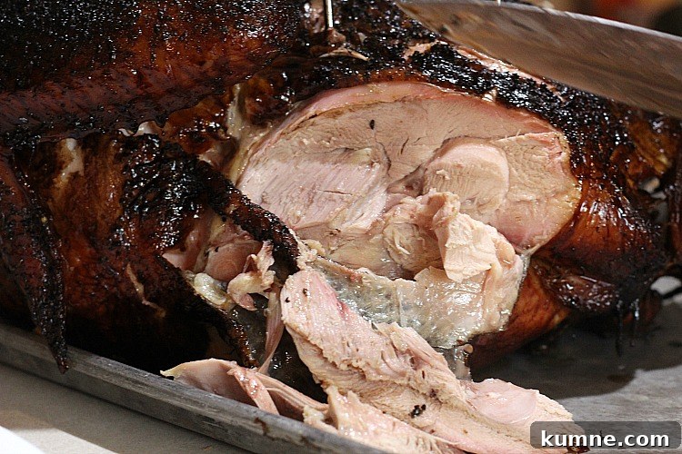 Sliced Open Smoked Turkey