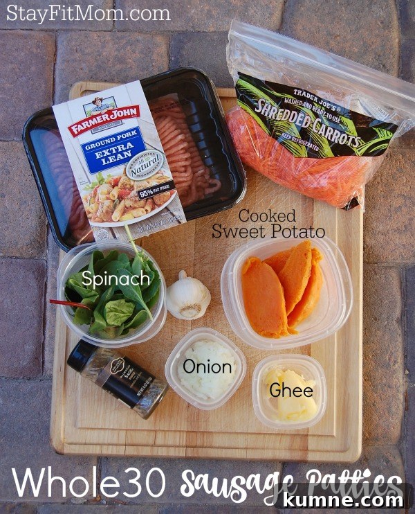 The perfect Whole30 Breakfast option that's egg free; Whole30 Breakfast Sausage