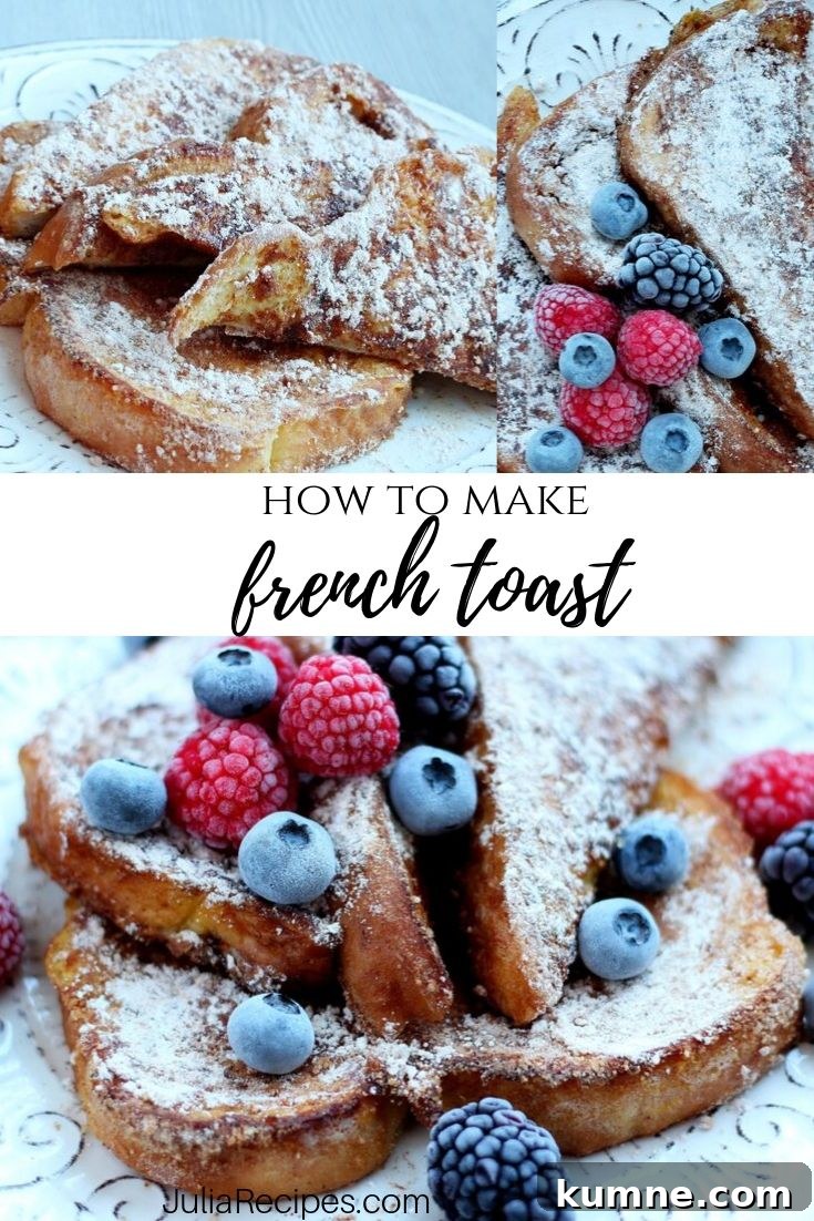 Classic Cinnamon Vanilla French Toast Recipe for Brunch 10 how to make the real
