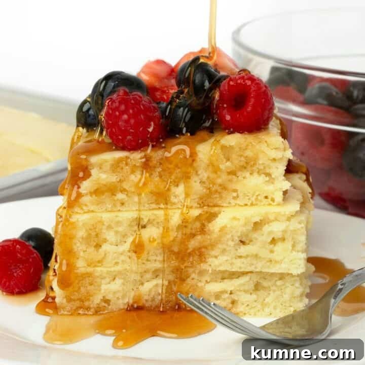 sheet pan pancakes